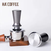 Distributeur de café Normcore 51mm et 58 53mm en bois 58 51 ressort 57 40 Mm café Power Board marteau amortisseurs réglables