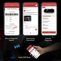 Herramienta de Diagnóstico OBD2 ThinkCar Thinkdiag, Lector de Códigos de Error Automotriz (Sistemas Completos), Adaptador con 16 Funciones de Reinicio y Prueba Activa de ECU