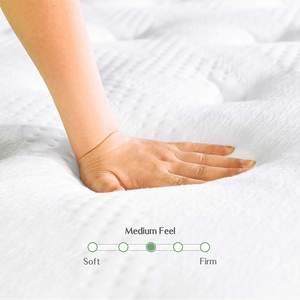 Matelas à ressorts 180x200 roulé, luxe orthopédique, confortable, souple, pour hôtel, avec sommier NV0M807-12, design hybride - Product Image 3