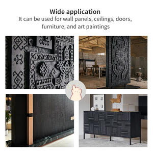 Panel de <span class=keywords><strong>pared</strong></span> de <span class=keywords><strong>madera</strong></span> natural 3D, panel de <span class=keywords><strong>listones</strong></span> de diseño moderno para <span class=keywords><strong>salón</strong></span>, decoración contemporánea del hogar para uso hospitalario - Product Image 6