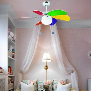 Tùy Chỉnh Phong Cách Châu Âu Phòng Ngủ LED <span class=keywords><strong>Taobao</strong></span> Quạt Trần Ac-Trần-<span class=keywords><strong>Fan</strong></span> Hâm Mộ Thông Gió De Techo Con Luz Cho Nhà Trần - Product Image 5