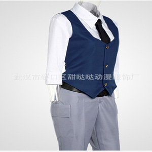 อะนิเมะสุดหวาน Assassination Classroom นากิสะ ชิโอะตะ คอสเพลย์เครื่องแต่งกายชุดเสื้อกั๊กเสื้อกางเกง - Product Image 3
