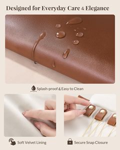 Étui de voyage personnalisé pour colliers, organiseur de bijoux anti-emmêlement, étui souple enroulable pour bijoux, support pliable pour colliers - Product Image 4