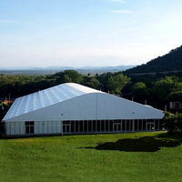 Tente Arcum à toit incurvé en aluminium pour les mariages et les fêtes en plein air