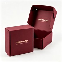 Boîte d'expédition en papier spécial personnalisée, boîte cadeau de luxe avec logo imprimé, emballage en papier ondulé écologique
