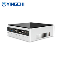 YINGCHI Mini PC NUC J6412 HD DP Home Office DDR4 RAM Ordinateur de bureau Win10 Linux