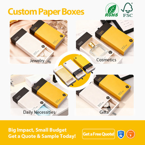 Biểu Tượng Tùy Chỉnh Sang Trọng Trượt Bao Bì Các Tông Ngăn Kéo Kéo Kéo Hộp Giấy Quà Tặng Với Ribbon Cầm Tay Cho Bao Bì Hộp Ngăn Kéo - Product Image 2