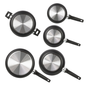 Ensemble de casseroles en céramique antiadhésives de haute qualité, violet, 13 pièces, avec couvercles en verre et ustensiles, pour cuisinières à gaz et à induction - Product Image 5