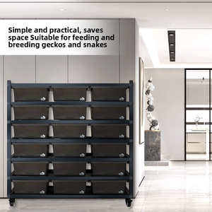 Gabinete de Cría para Reptiles, para Geckos Leopardo, Serpientes de Maíz, Arañas <span class=keywords><strong>y</strong></span> Ranas, Jaula para Mascotas - Product Image 5