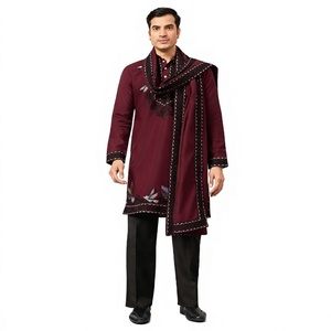 Shalwar Kameez pakistanais personnalisable en coton brodé, séchage rapide, coupe classique, toutes saisons, marque internationale Fashionista - Product Image 4