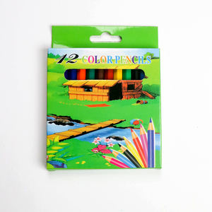 ดินสอสีสำหรับวาดรูป12สีปลอดภัยสำหรับเด็ก - Product Image 3