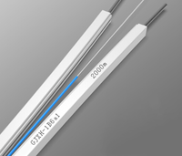 Cable de Fibra Óptica Monomodo para Interiores de 2 Hilos, 1km/Rollo, G652/G655/G657, con Refuerzo FRP/KFRP/Alambre de Acero, para FTTH