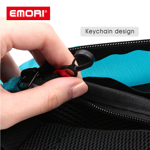 OEM <b>Double</b>-layer Capacity Sport Waist Pack Zipper Closure Durable Running Waterproof Nylon Unisex - Product Image 4
