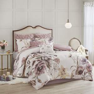 Ensemble de couette en coton 8 pièces à motif floral tissé pour usage domestique - Product Image 6