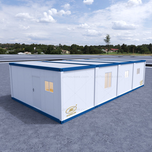 3 maisons conteneurs modernes, 2 chambres, plans de 20 à 40 pieds, dessins, maisons préfabriquées modulaires à 3 chambres avec salon, structure en acier - Product Image 5