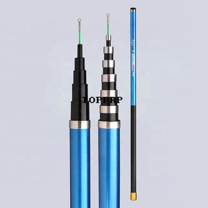 Tige télescopique en fibre de verre légère, tube rond en fibre de verre avec anneau anti-explosion - Product Image 1