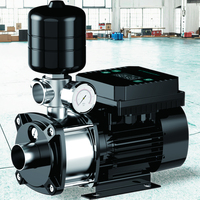 Pompe à eau électrique haute performance en acier inoxydable Booster centrifuge multi-étages silencieux à vitesse variable avec OEM haute pression