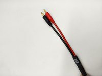 Câble de charge KST-M009 EC5 mâle 4,0 mm en silicone moulé, 600 mm, cuivre étamé, tressé nylon, pour drones, 12V