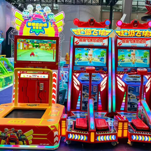 Bảng điều khiển trò chơi Arcade may mắn cho mèo 2 người chơi bảng xây dựng bằng kim loại Máy trò chơi Tấm bạt lò xo - Product Image 1