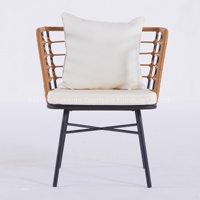 Ensemble de salon design pour jardin, chambre à coucher, ensemble de meubles de jardin, ensemble de canapé de terrasse de jardin, vente chaude aux États-Unis