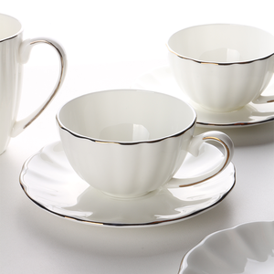 20 cái sang trọng sứ Bộ đồ ăn nổi Xương trắng Trung Quốc đặt bữa ăn tối cho khách sạn đám cưới - Product Image 3