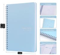 Carnet de notes spirale A5 personnalisé en PP avec impression, agenda quotidien, hebdomadaire et mensuel, organisateur, journal, planificateur 2026