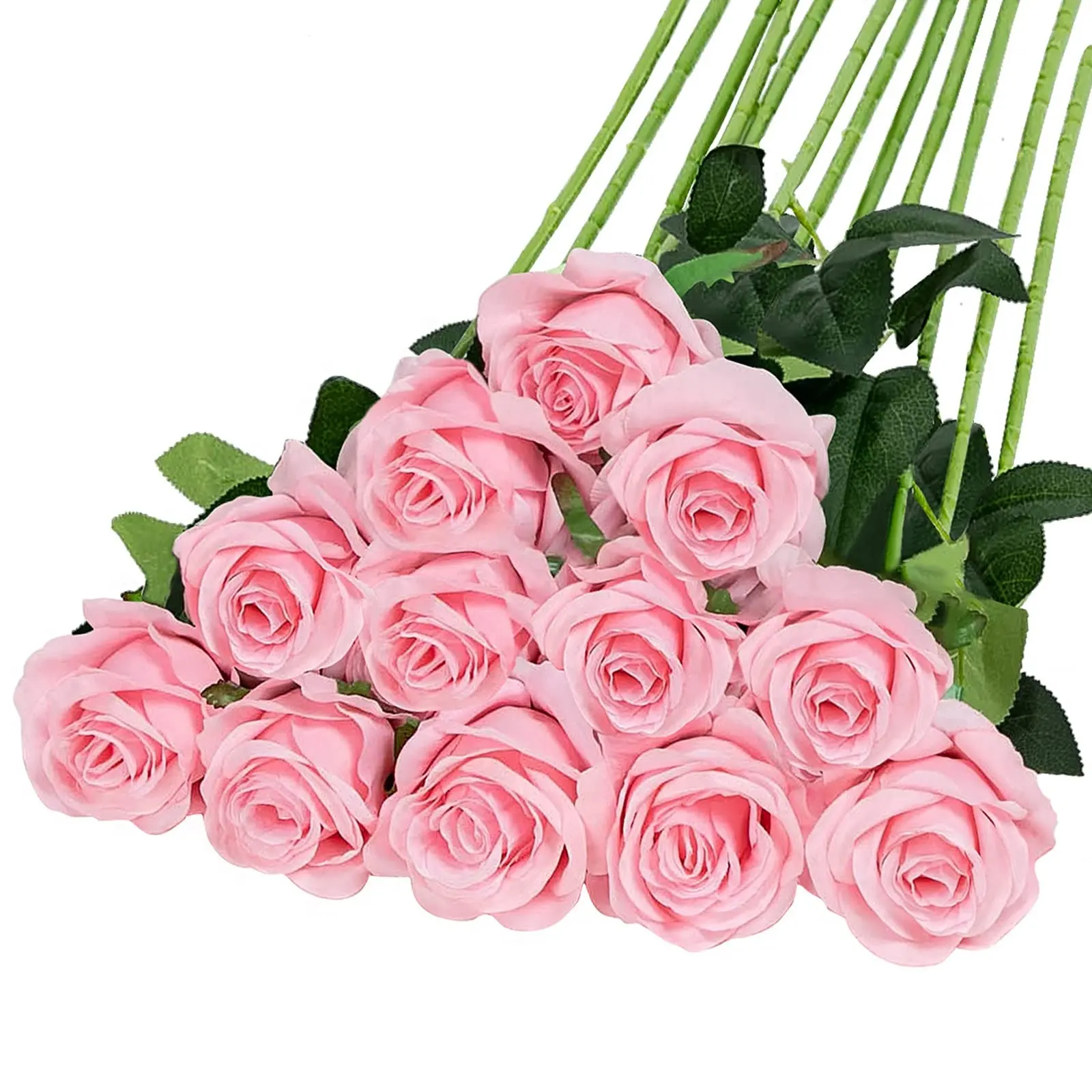 Artificial Flowers Hot Sale Artificial Flower Single Velvet Rose Decorative Artificial Flower For Wedding Decor