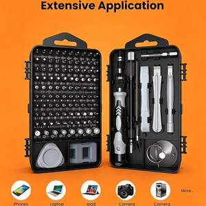 Set di Cacciaviti di Precisione 115-in-1 con Punte Magnetiche, Strumenti di Riparazione Manuali, Mini Cacciaviti <span class=keywords><strong>per</strong></span> Occhiali, Computer, <span class=keywords><strong>Orologi</strong></span>, Telefoni, Laptop - Product Image 5
