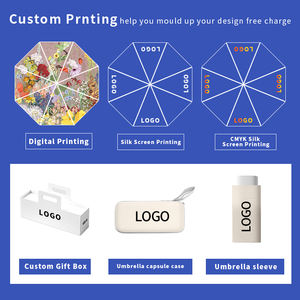 Pocket <strong>Umbrellas</strong> Windproof 6Fold Portable <strong>Umbrella</strong> Foldable Uv Protection Mini Parasol <strong>Umbrella</strong> With Logo <strong>Umbrellas</strong> For The Rain - Product Image 2