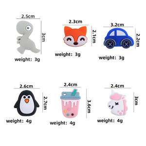 Aguja de tejer recta con cabeza obstruida Lamb Fox, aguja anti-desprendimiento, linda tapa de aguja <span class=keywords><strong>para</strong></span> suéter con cabeza obstruida - Product Image 3
