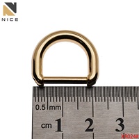 Connecteur à vis en U détachable en métal, boucle en forme de D réglable pour sac à main et portefeuille