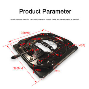 Mécanisme de rotation du siège de voiture pour camping-car, rotation vers l'avant et vers l'arrière, siège <span class=keywords><strong>pivotant</strong></span> à 360 degrés, base de plaque pivotante rotative automatique pour siège - Product Image 4