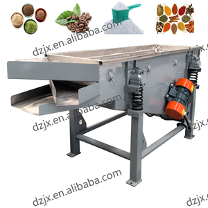 DZJX Çift Katmanlı 3 Çıkışlı Lineer Titreşimli Elek Makinesi Toz Parçacık Gıda Tahıl Eleme Sıralama İçin - Product Image 4