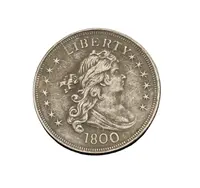 Монета Моргана США 1880, монета антикварная и серебряная тарелка, подарки в Северной Америке