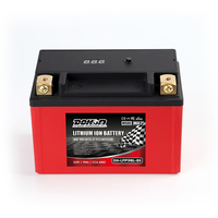 Baterai Lithium Sepeda Motor LifePO4 12.8V 12AH CCA650A LFP19BL-BS untuk ATV Scooter Dirt Bike