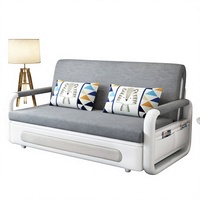 Sofá Cama Plegable Multifuncional Telescópico de Doble Uso con Estructura Metálica, Individual y Doble, para Sala de Estar y Dormitorio