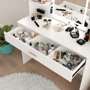 <span class=keywords><strong>Tocador</strong></span> <span class=keywords><strong>de</strong></span> moda Juego <span class=keywords><strong>de</strong></span> <span class=keywords><strong>tocador</strong></span> Mesas <span class=keywords><strong>de</strong></span> baño <span class=keywords><strong>Maquillaje</strong></span> Vanidad blanca con espejo y <span class=keywords><strong>silla</strong></span> - Product Image 6