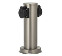 Prise de courant suisse à 3 broches noire 10A 230V IP55 T13 avec couvercle SN 441011 Standard Z135S