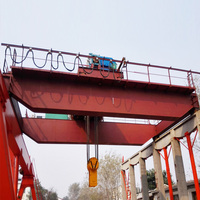 Grue à double poutre robuste de 30 tonnes et 50 tonnes avec chariot électrique pour usage industriel