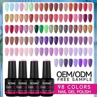 Vernis à ongles en gel RONIKI en vente flash, flacon de 15 ml, longue durée, séchage rapide, vernis à ongles en gel UV LED pour les ongles