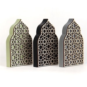 Decoración para Mesas de Eid Ramadán, Decoración Islámica para el Hogar, Decoración de Cúpula Marroquí de Madera - Product Image 2