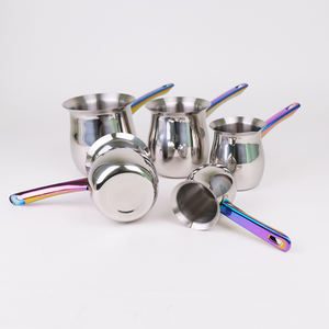 Турецкая кофеварка, арабский кофейник, греческий Briki Cezve Ibrik, индукционные металлические Подогреватели Mlik, новый дизайн, греческий кофейник - Product Image 4