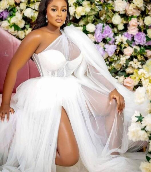 Bride Bridal Shower Dress One Shoulder White Shower Dress a Line Floor  Length Plain Wedding Robes MW392| Alibaba.com