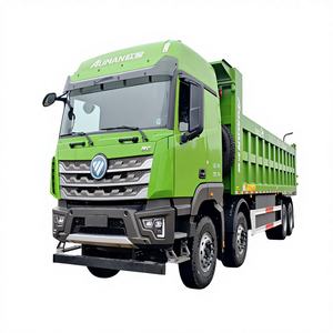 Truk Dumper Listrik Foton Auman <span class=keywords><strong>GTL</strong></span> 8X4 dengan Baterai CATL 400kWh, Daya Puncak 500kW, Jarak Tempuh Penuh Beban 300KM, Kemudi Kiri, Nol Emisi - Product Image 1