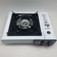 Cuisinière à gaz de Camping en plein air au butane portable avec étui de transport à allumage automatique pour accessoires de jardin et de voyage