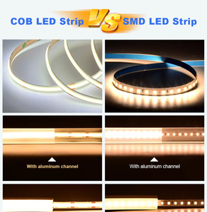 Bande LED à double couleur COB 2700K-6500K Led 12V 24V COB Led Strip blanc/chaud blanc/rouge/bleu/vert Options de couleur - Product Image 3