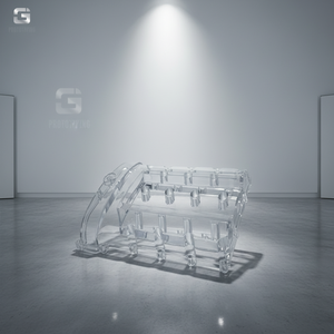 3D Printing Custom Clear Resin Rapid Prototype SLA Transparent Plastic Parts PMMA Cutting Acrylic Milling CNC <strong>Machining</strong> <strong>Service</strong> - Product Image 2