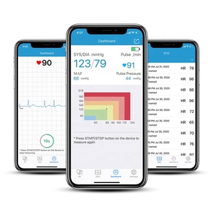 Monitor de Presión Arterial Portátil <span class=keywords><strong>Wellue</strong></span> <span class=keywords><strong>BP2</strong></span> con Pantalla OLED, Electrocardiógrafo (ECG/EKG) para Hospital - Product Image 6