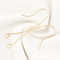 Fil d'oreille long GF rempli d'or 14K pour la fabrication de bijoux, boucles d'oreilles, accessoires, fermoirs