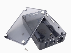 <span class=keywords><strong>Orange</strong></span> <span class=keywords><strong>Pi</strong></span> <span class=keywords><strong>PC2</strong></span> Cubierta protectora Transparente Negro ABS Shell Ventilación de precisión Disipación de calor para kits de módulos electrónicos - Product Image 4